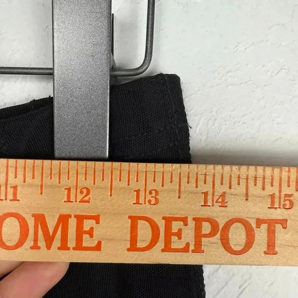 Veronique‎ Young Maxi Skirt Size 8 Black Lined Mesh - Picture 10 of 11